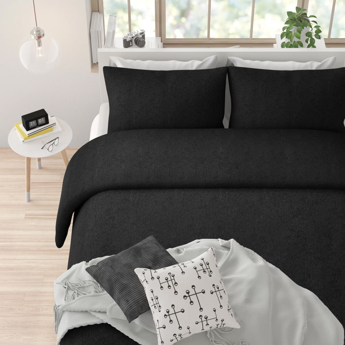 Zipcode Design Pauline Microfibre Duvet Cover Set & Reviews Wayfair.co.uk